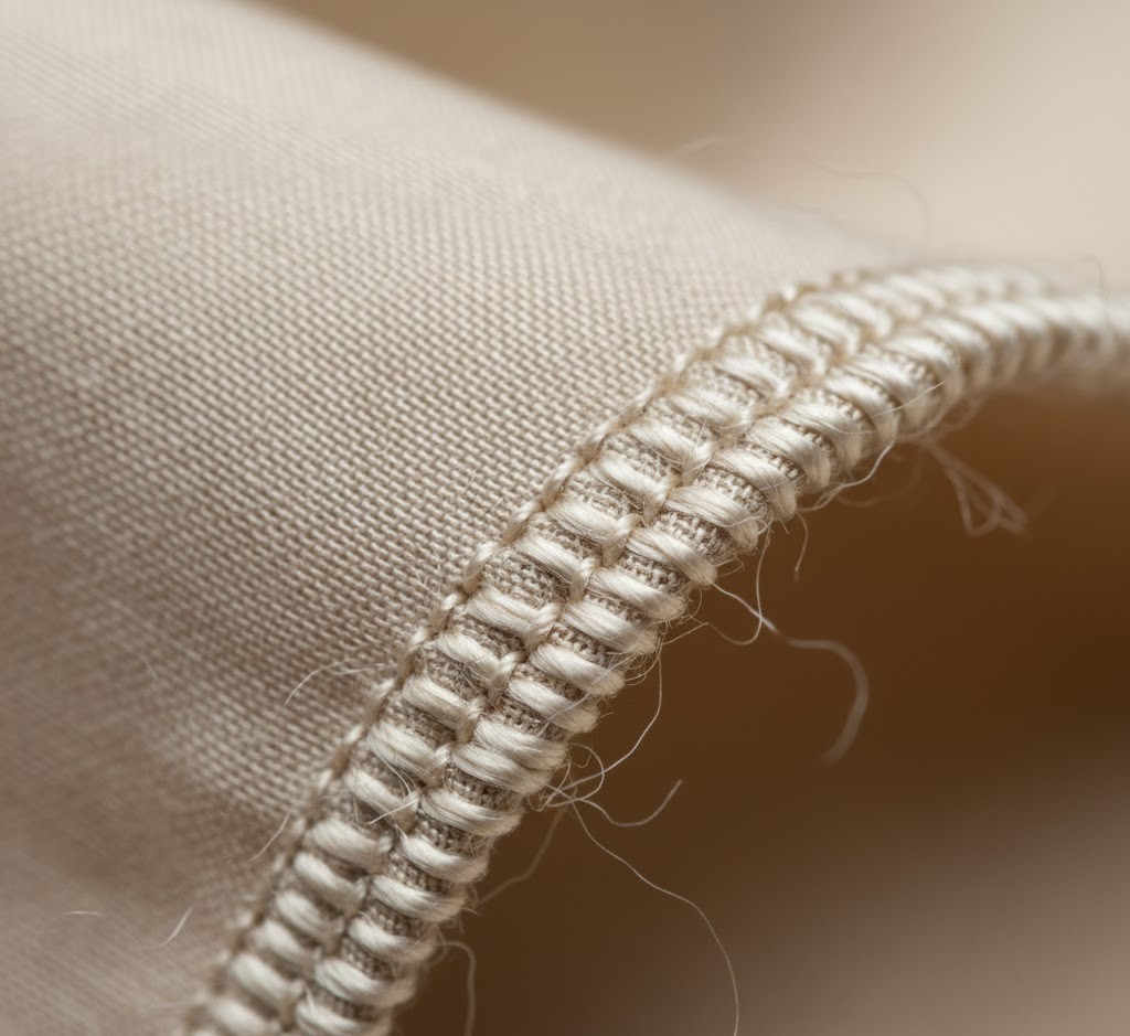 Verfijnde afwerking van textiel